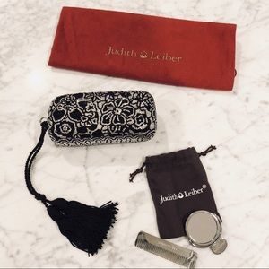 Judith Leiber Floral Crystal Clutch